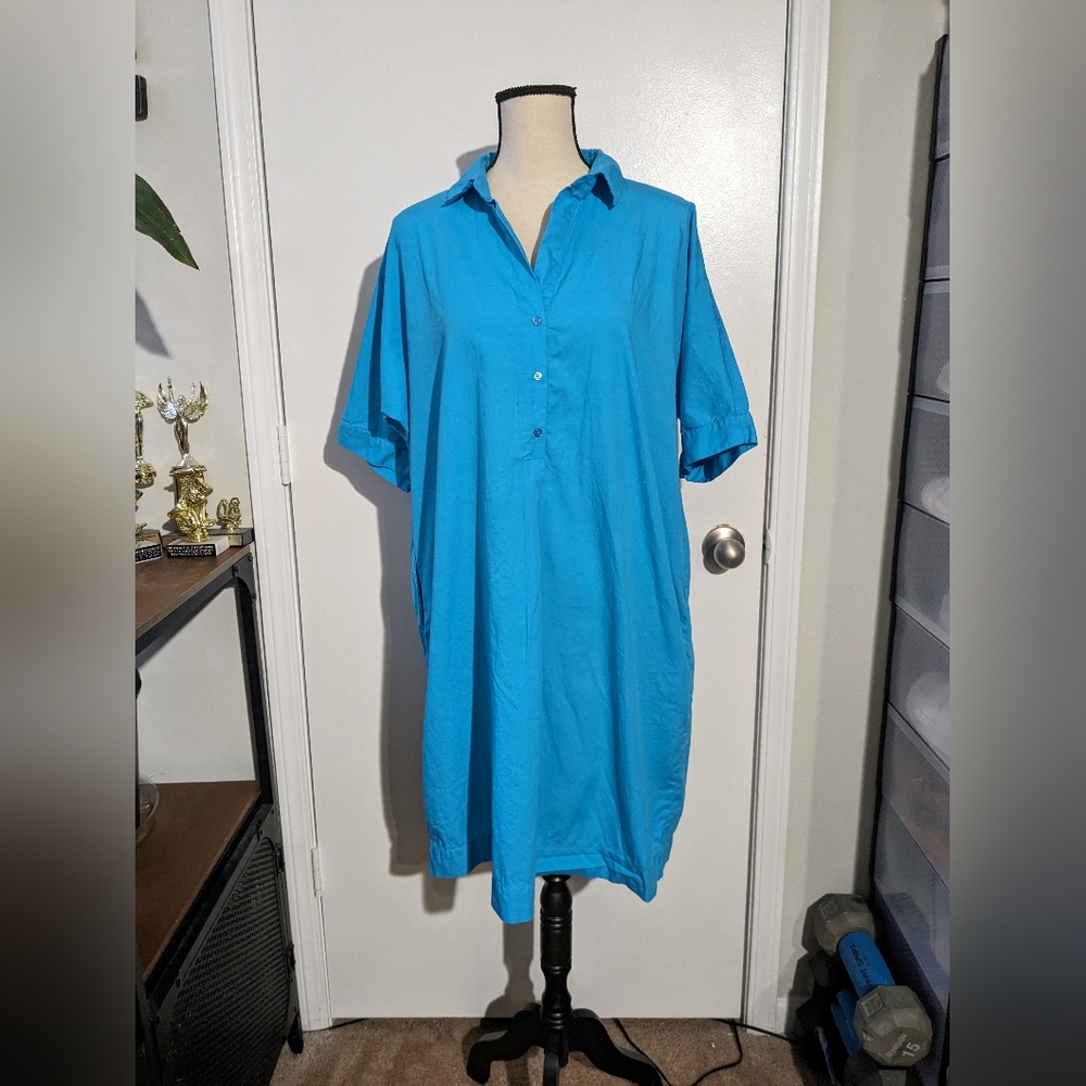 Piombo Shirt Dress Large